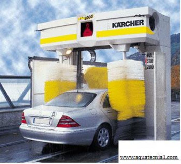 Puente automático de autolavado  KARCHER  alta presión.